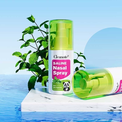품질 60ml 소금성 코 스프레이 민트 클레아 코염 알레르기 감기 알레르기 코 막증 코 자극 공장